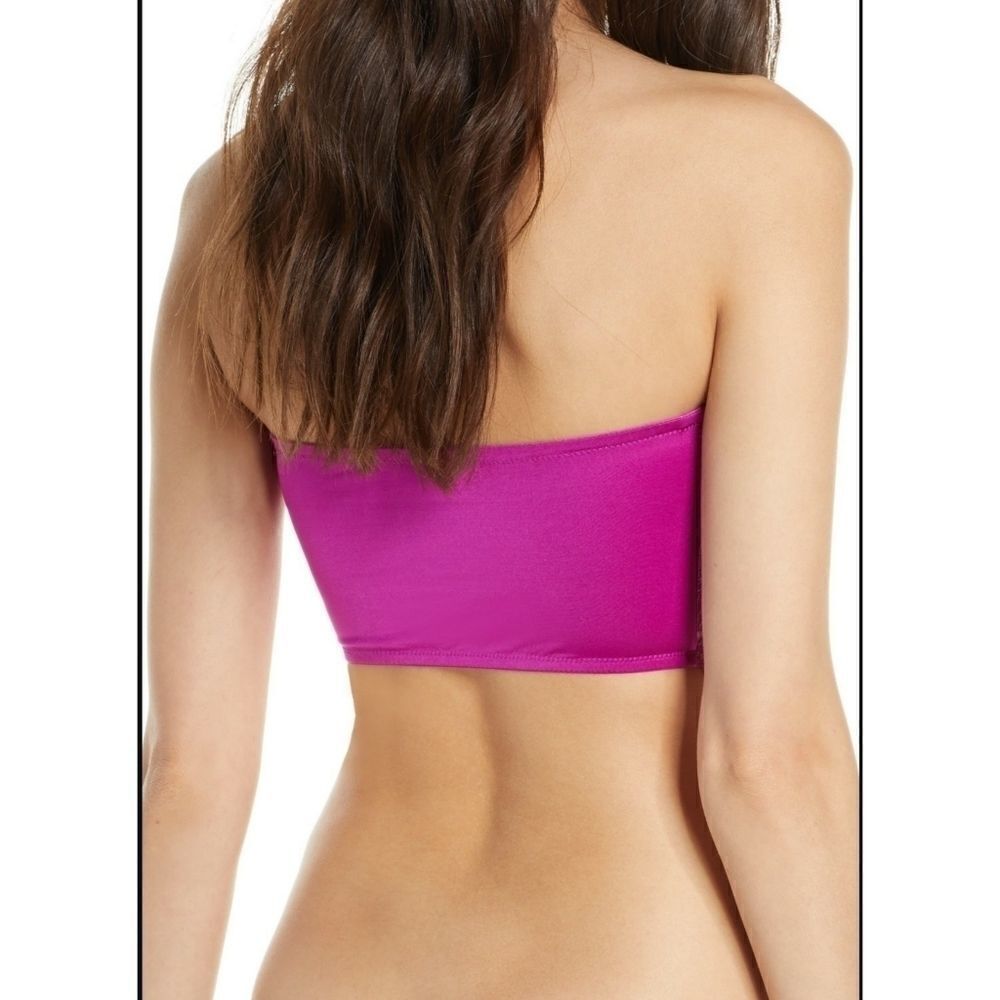Free People Camila Bandeau Purple Pink NWT - Picture 3 of 9